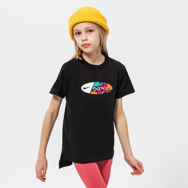 T krekli bērniem NIKE T-SHIRT G NSW TEE DPTL RTL GIRL do1329-010 krāsa melna