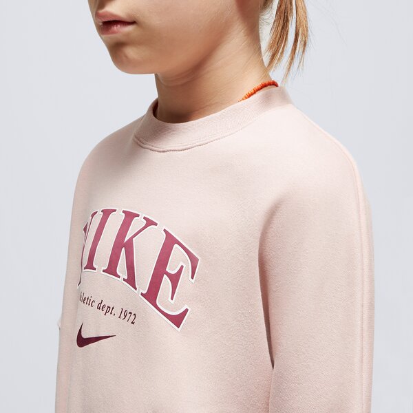 Džemperi bērniem NIKE DŽEMPERIS G NSW TREND FLC CREW fd0885-601 krāsa rozā