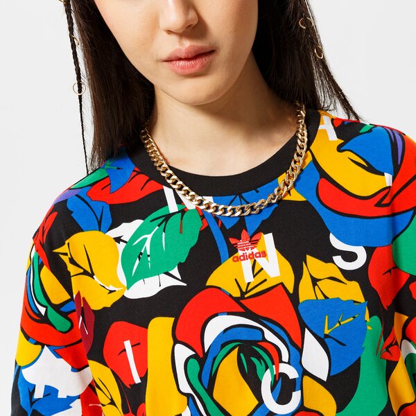 Krekli sievietēm ADIDAS T-SHIRT LOOSE hc4474 krāsa daudzkrāsaina