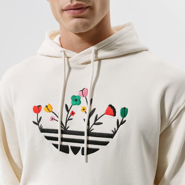 Vīriešu džemperis ADIDAS DŽEMPERIS FLORAL TREFOIL h32306 krāsa bēša