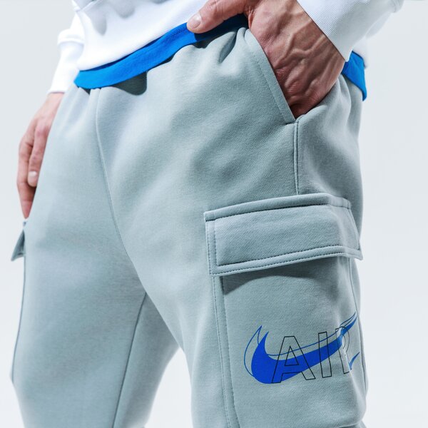 Vīriešu bikses NIKE BIKSES M NSW PANT CARGO AIR PRNT PACK dd9696-077 krāsa pelēka