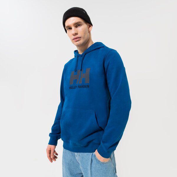 Vīriešu džemperis HELLY HANSEN  DŽEMPERIS AR KAPUCI  HH LOGO HOODIE 33977606 krāsa tumši zila