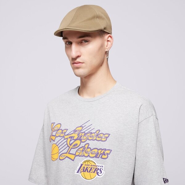 Vīriešu t krekli NEW ERA T-KREKLS NBA SCRIPT OS LAKERS LOS ANGELES LAKERS HGR 60564788 krāsa pelēka