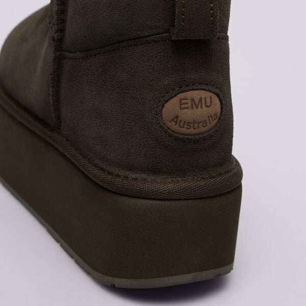 Casual sievietēm EMU AUSTRALIA STINGER MICRO FLATFORM w13082chocolate krāsa brūna