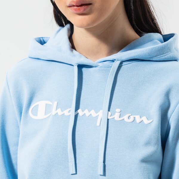 Sieviešu džemperis CHAMPION  DŽEMPERIS AR KAPUCI  HOODED SWEATSHIRT 114858bs151 krāsa zila