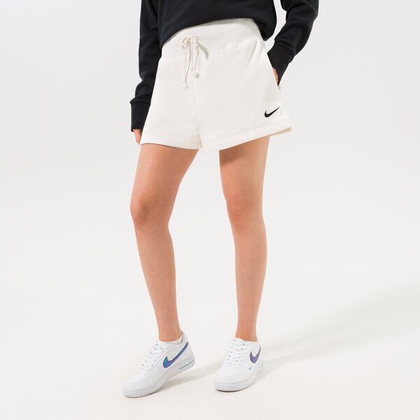 Sieviešu šorti NIKE ŠORTI W NSW PHNX FLC HR SHORT fd1409-133 krāsa balta