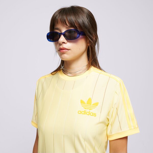 Krekli sievietēm ADIDAS T-KREKLS 3 STRIPE TEE it9869 krāsa dzeltena