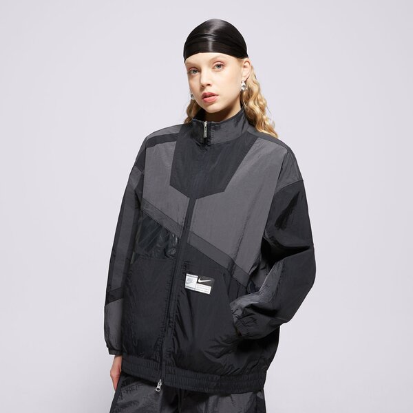Sieviešu jaka NIKE JAKA W NSW STREET WVN JKT hj0176-060 krāsa melna