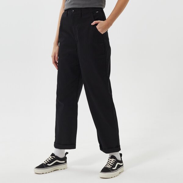 Sieviešu bikses VANS BIKSES AUTHENTIC WMN CHINO vn0a5johblk1 krāsa melna