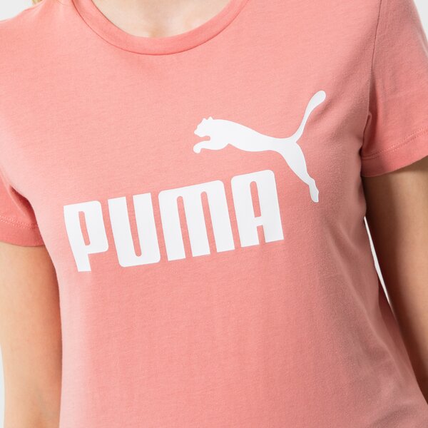 Krekli sievietēm PUMA T-SHIRT ESS LOGO (S) 586775 63 krāsa rozā