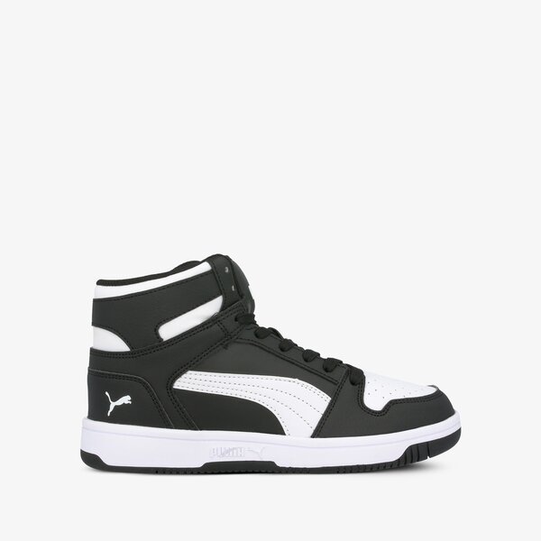 Sporta apavi bērniem PUMA REBOUND LAYUP SL JR 370486 01 krāsa melna