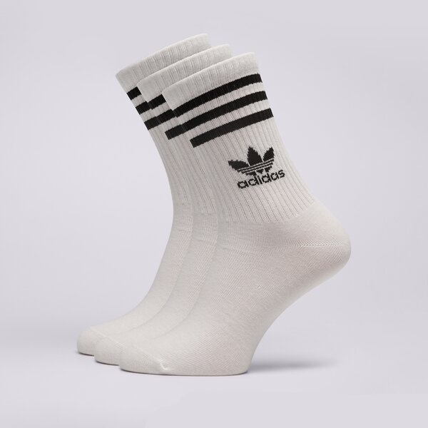 Sieviešu zeķes ADIDAS ZEĶES CREW SOCK 3STR ij0733 krāsa balta