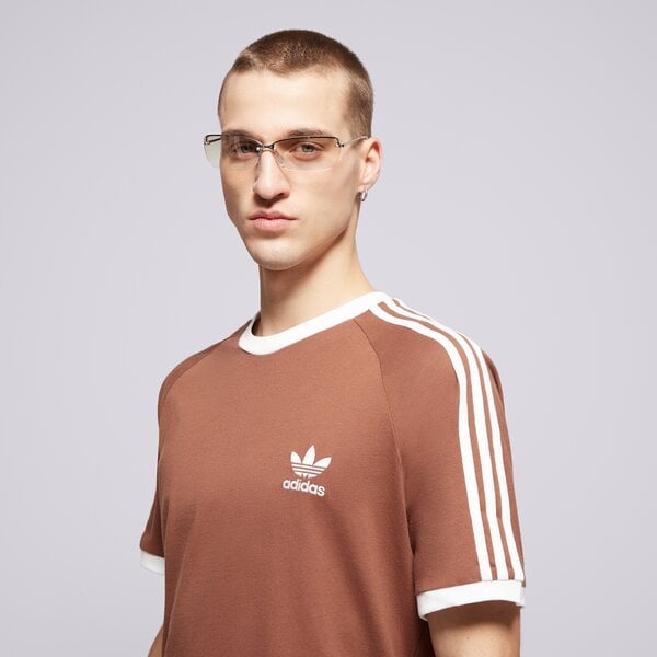 Vīriešu t krekli ADIDAS T-KREKLS 3-STRIPES TEE iz3071 krāsa brūna