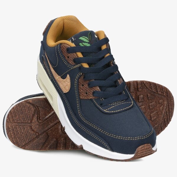 Sporta apavi bērniem NIKE AIR MAX 90 SE dc7774-400 krāsa tumši zila
