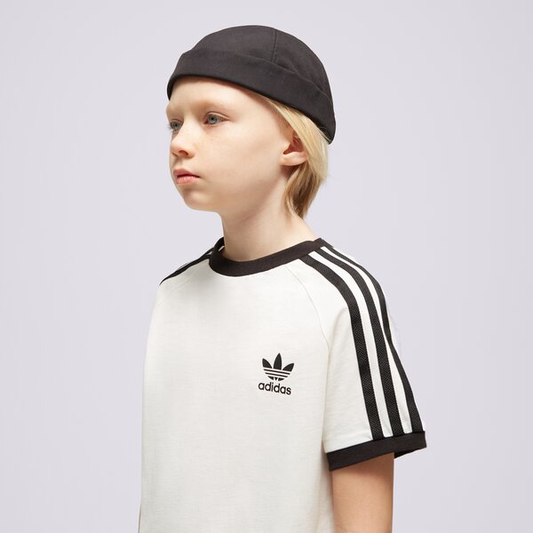 T krekli bērniem ADIDAS T-KREKLS 3STRIPES TEE BOY hk0265 krāsa melna