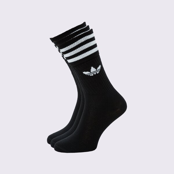 Sieviešu zeķes ADIDAS ZEĶES 3-PACK SOCKS HIGH CREW s21490 krāsa melna