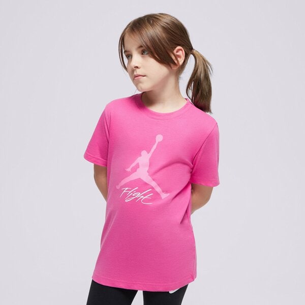 T krekli bērniem JORDAN T-SHIRT JDB BASELINE SS TEE GIRL 95d385-a2b krāsa rozā