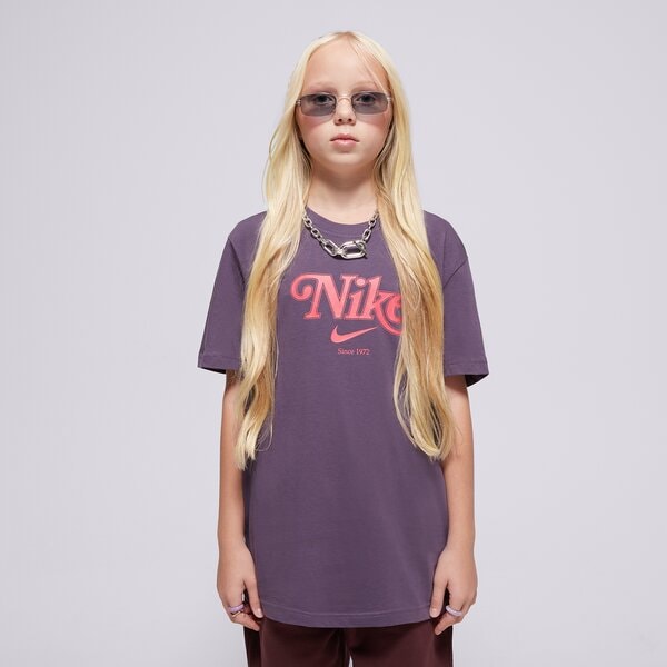 T krekli bērniem NIKE T-KREKLS G NSW TREND BF TEE GIRL hm0528-573 krāsa tumši zila