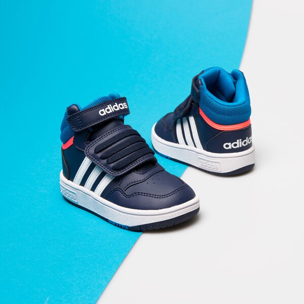 Sporta apavi bērniem ADIDAS HOOPS MID 3.0 AC I gw0406 krāsa tumši zila