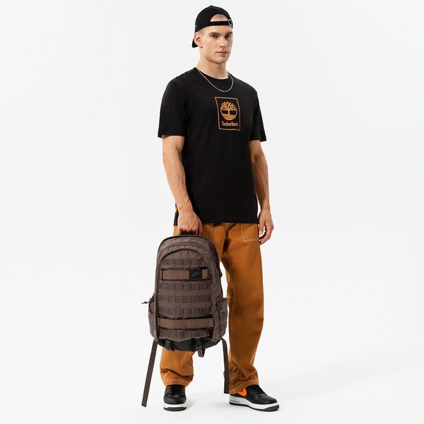 Vīriešu t krekli TIMBERLAND T-KREKLS EPP - SS STACK LOGO PRINT TEE tb0a5zh1p561 krāsa melna