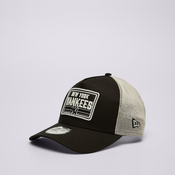 Vīriešu cepure ar nagu NEW ERA CEPURE MLB PATCH TRUCKER NYY NEW YORK YANKEES 60667680 krāsa melna