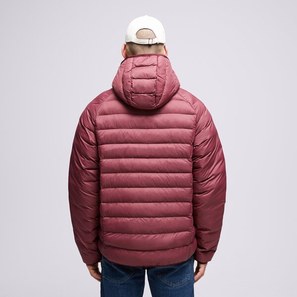 Ziemas jaka vīriešiem ADIDAS JAKA DŪNU PAD HOODED PUFF il2567 krāsa bordo