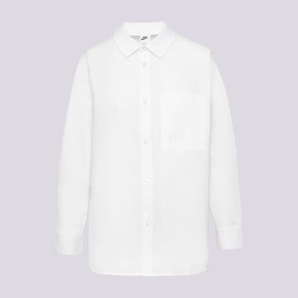 Krekli sievietēm NIKE KREKLS W NSW NK CHLL PPLN LS BTN TOP hj0715-100 krāsa balta