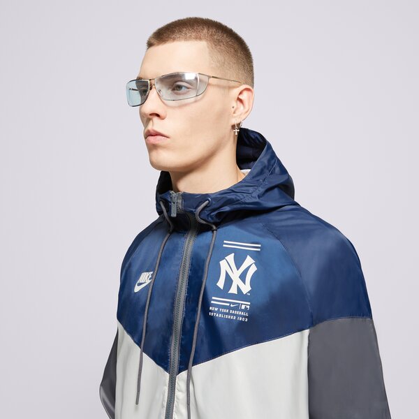 Vīriešu jaka NIKE JAKA WINDRUNNER NEW YORK YANKEES MLB 01bz-09iu-n27-wwc krāsa tumši zila