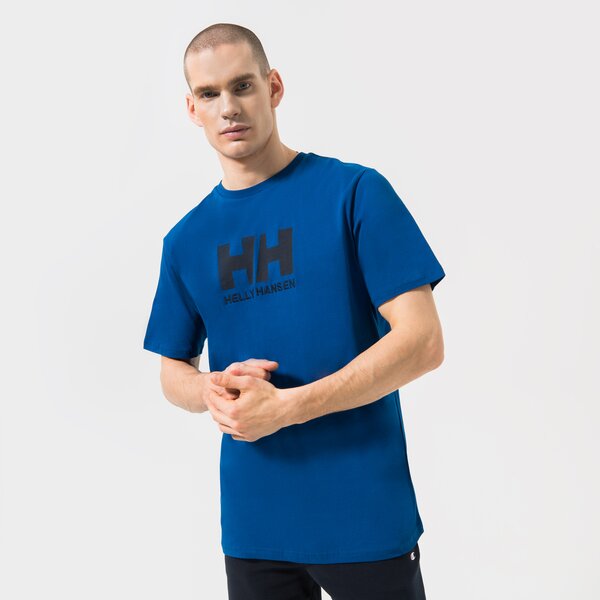 Vīriešu t krekli HELLY HANSEN T-SHIRT HH LOGO T-SHIRT 33979606 krāsa tumši zila