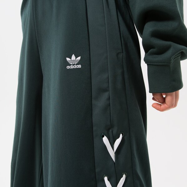 Sieviešu bikses ADIDAS BIKSES WIDE LEG PANT hk5086 krāsa zaļa