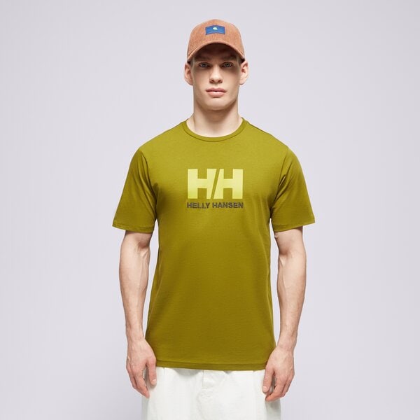 Vīriešu t krekli HELLY HANSEN T SHIRT HH LOGO 33979_461 krāsa zaļa