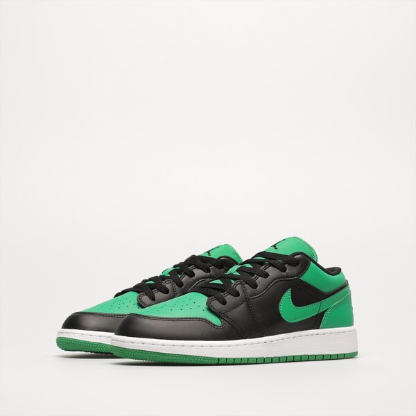 Sporta apavi bērniem AIR JORDAN 1 LOW  553560-065 krāsa melna