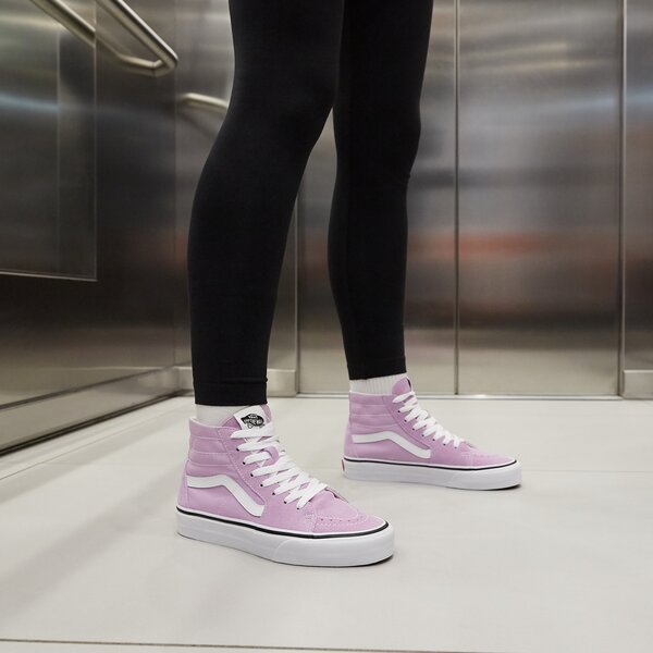 Sporta apavi sievietēm VANS SK8-HI TAPERED vn0009qpbug1 krāsa violeta