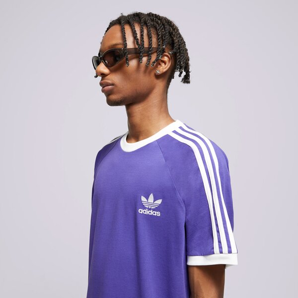 Vīriešu t krekli ADIDAS T-SHIRT 3-STRIPES TEE im9394 krāsa violeta