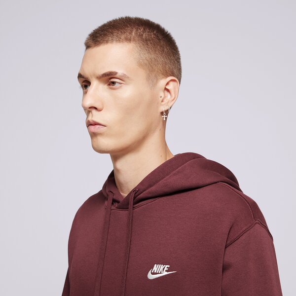 Vīriešu džemperis NIKE  DŽEMPERIS AR KAPUCI  SPORTSWEAR CLUB FLEECE bv2654-652 krāsa brūna