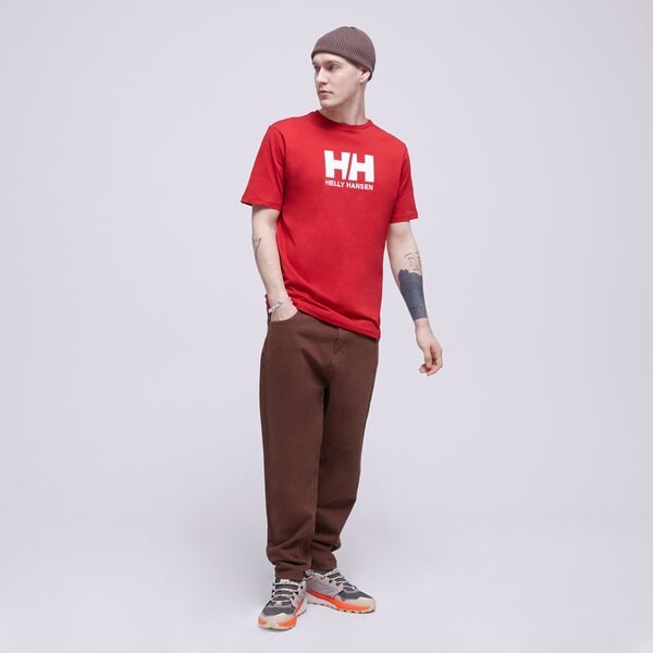 Vīriešu t krekli HELLY HANSEN T-SHIRT HH LOGO 33979163 krāsa sarkana