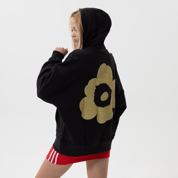 Sieviešu džemperis ADIDAS  DŽEMPERIS AR KAPUCI  BF HOODIE h20415 krāsa melna