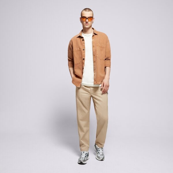Vīriešu bikses NEW BALANCE BIKSES ICON TWILL TAPERED mp41575sot krāsa bēša