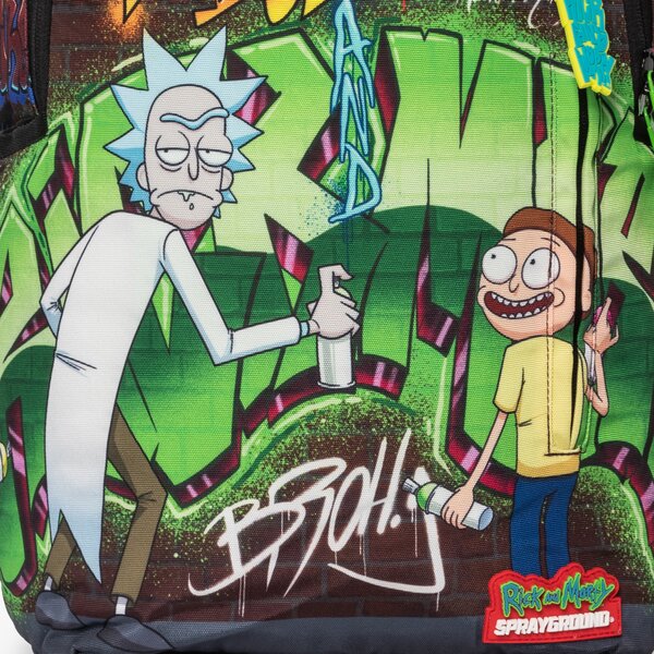 Bērnu mugursoma SPRAYGROUND MUGURSOMA RICK AND MORTY GRAFFITI DLXR 910b4090nsz krāsa daudzkrāsaina