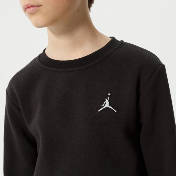 Džemperi bērniem JORDAN DŽEMPERIS JUMPMAN ESSENTIALS CREW BOY 95b130-023 krāsa melna