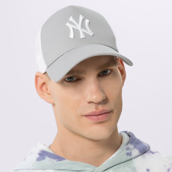 Vīriešu cepure ar nagu NEW ERA CEPURE CLEAN TRUCKER NYY GREY NEW YORK YANKEES GRA 11588490 krāsa pelēka