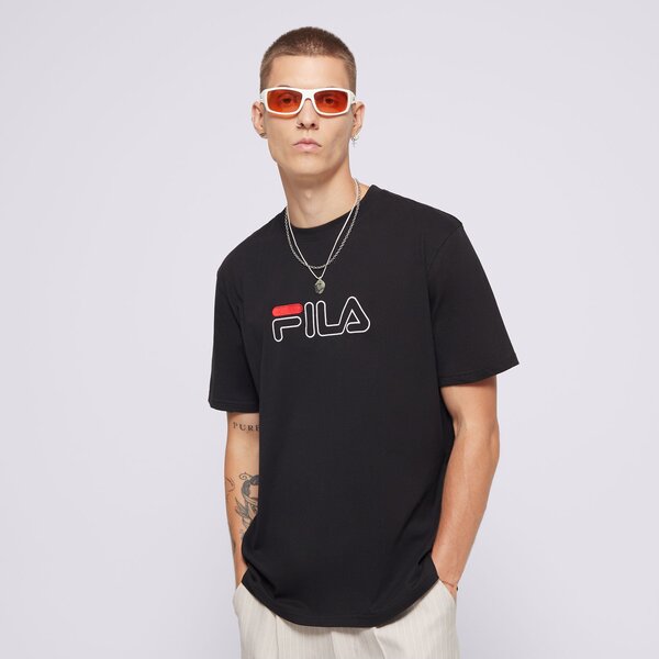Vīriešu t krekli FILA T-SHIRT FILA ACE BLK fw23jdm001aceblk krāsa melna