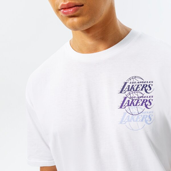 Vīriešu t krekli NEW ERA T-SHIRT NBA STACKED OVRSZD LAKERS 60284688 krāsa balta