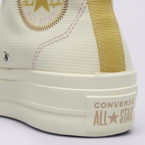 Sporta apavi sievietēm CONVERSE CHUCK TAYLOR ALL STAR LIFT a08767c krāsa krēmīga