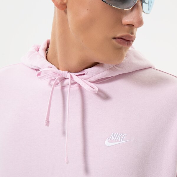 Vīriešu džemperis NIKE  DŽEMPERIS AR KAPUCI  SPORTSWEAR CLUB cz7857663 krāsa rozā