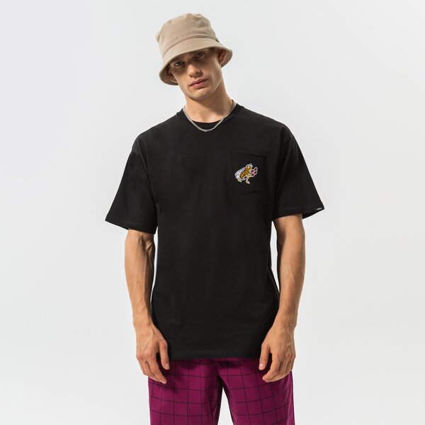 Vīriešu t krekli VANS T-SHIRT CHECKERBOARD RESEARCH TEE vn0a7s6pblk1 krāsa melna