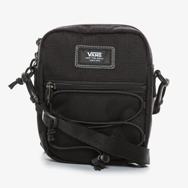 Sieviešu gurnu soma VANS SOMINA MN BAIL SHOULDER BAG BLACK RIPSTOP BLACK RIPSTOP vn0a3i5s6zc1 krāsa melna