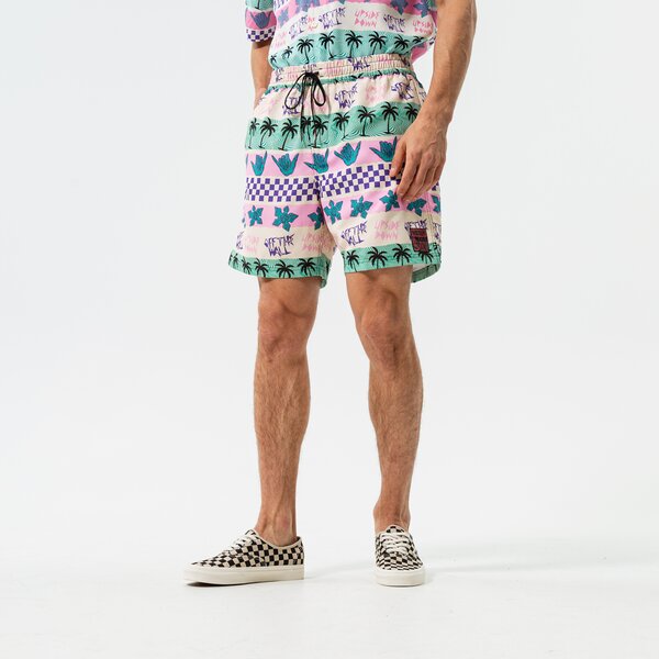 Vīriešu šorti VANS ŠORTI CALIFORNIA STRIPE VOLLEY SHORTS vn0007rupnk1 krāsa rozā