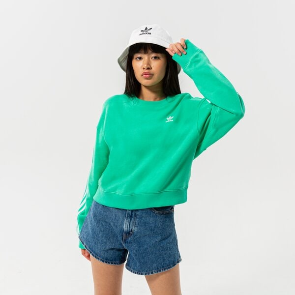 Sieviešu džemperis ADIDAS DŽEMPERIS SWEATSHIRT he9735 krāsa zaļa