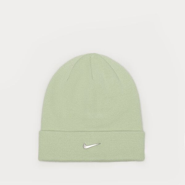 Sieviešu ziemas cepure NIKE CEPURE U NK PEAK BEANIE SC MTSWSH fb6527-343 krāsa zaļa